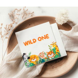 Wild One Boy Verjaardag Papier servet