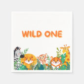 Wild One Boy Verjaardag Papier servet (Voorkant)