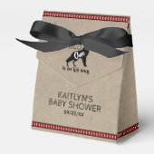 Wild One Boys Baby shower Bedankdoosjes (Voorkant Zijde)