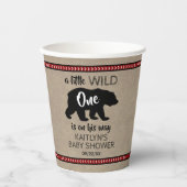 Wild One Boys Baby shower Papieren Bekers (Voorkant)