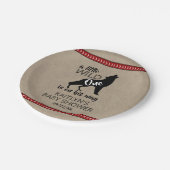 Wild One Boys Baby shower Papieren Bordje (Gekanteld)