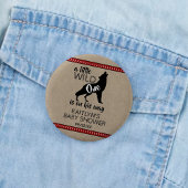 Wild One Boys Baby shower Ronde Button 3,2 Cm