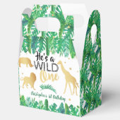 Wild One Boys First Birthday Party Bedankdoosjes (Geopend)