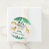 Wild One Boys First Birthday Party Bedankjes Labels (In situ)