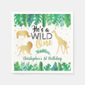 Wild One Boys First Birthday Party Servet (Voorkant)