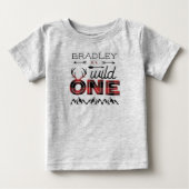 Wild One Boys Rustic Plaid Houthakker 1e Verjaarda (Voorkant)