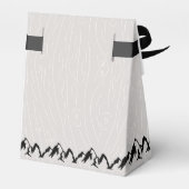 Wild One Boys Rustic Pset Lumberjack Baby shower Bedankdoosjes (Achterkant)