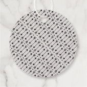 Wild One Boys Rustic Pset Lumberjack Baby shower Bedankjes Labels (Achterkant)