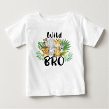 Wild One Bro Broer 1e Verjaardag Safari Familie
