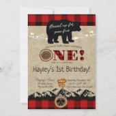 Wild One Buffalo Plays Little Beer Birthday Kaart (Voorkant)