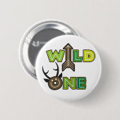 Wild One Button Design (Voorkant /achterkant)