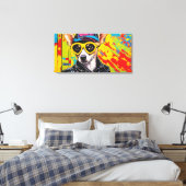 WILD ONE-CHIHUAHUA 2 CANVAS AFDRUK (Insitu (Slaapkamer))