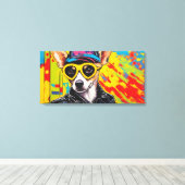 WILD ONE-CHIHUAHUA 2 CANVAS AFDRUK (Insitu (Houten vloer))