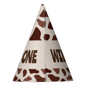 Wild One Cowboy Verjaardagsfeestje Feesthoedjes (Achterkant)