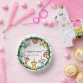 Wild One Cute Animals Balloon Boy Verjaardagsfeest Papieren Kommen (Feest)