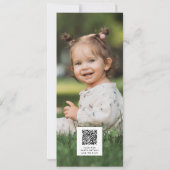 Wild One Cute Koala 1st Birthday Foto Animal Kaart (Achterkant)