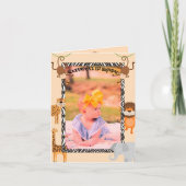  Wild One Cute Quote Safari Animal Birthday Photo (Voorkant)