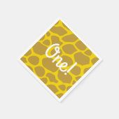 Wild One Cute Safari, eerste verjaardag Servet (Hoek)