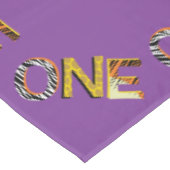 Wild One Cute Safari, eerste verjaardag Tafelkleed (Gekanteld)