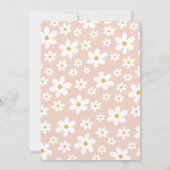 Wild One Daisy Birthday Invitation | Eerste Kaart (Achterkant)