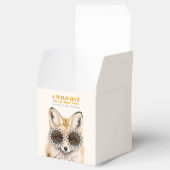 Wild One Daisy Fox Baby shower Bedankdoosjes (Geopend)