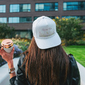 Wild One Dameshoed, Boho Wildflower Tuin Trucker Pet