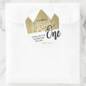 Wild One Dank u Sticker Verjaardagsgunst Sticker (Tas)