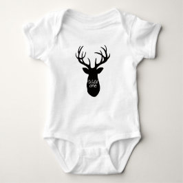 Wild One Deer Eerste Verjaardag Baby Bodysuit