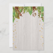 Wild ONE Eerste 1e Verjaardag Uitnodiging Jongen (Achterkant)