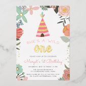 Wild One | Eerste uitnodiging tot Folie van de ver (Voorkant)