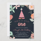 Wild One | Eerste uitnodiging van de partij van Bi (Voorkant)