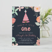 Wild One | Eerste uitnodiging van de partij van Bi (Staand voorkant)