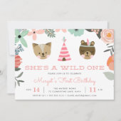 Wild One | Eerste uitnodiging van de partij van Bi (Voorkant)