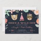 Wild One | Eerste uitnodiging van de partij van Bi (Voorkant)