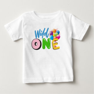 Wild One Eerste Verjaardag Baby T-Shirt