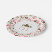 Wild One | Eerste verjaardag Papieren Bordje (Gekanteld)