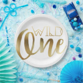 Wild One | Eerste verjaardag Papieren Bordje (Feest)