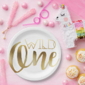 Wild One | Eerste verjaardag Papieren Bordje (Feest)