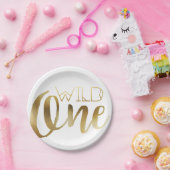 Wild One | Eerste verjaardag Papieren Bordje (Feest)