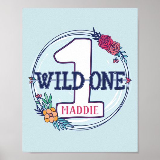Wild One Eerste Verjaardag Poster (Voorkant)