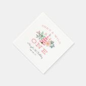 Wild One | Eerste verjaardag Servet (Hoek)