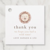 Wild One en Four Ever Wild Gezamenlijke Partij Bedankjes Labels (Voorkant)