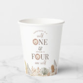 Wild One en Four Ever Wild Gezamenlijke Partij Papieren Bekers (Voorkant)