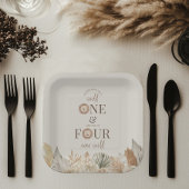 Wild One en Four Ever Wild Gezamenlijke Partij Papieren Bordje