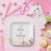 Wild One en Four Ever Wild Gezamenlijke Partij Papieren Bordje (Feest)