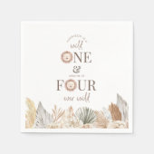 Wild One en Four Ever Wild Gezamenlijke Partij Servet (Voorkant)