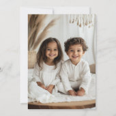 Wild One en Four Ever Wild Gezamenlijke Uitnodigin Kaart (Achterkant)