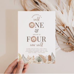 Wild One en Four Ever Wild Joint Invite Kaart