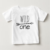 Wild One First Birthday Baby Bodysuit (Voorkant)