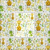 Wild One First Birthday Baby Fabric Stof (Delen)